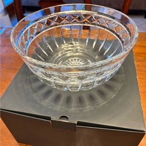 Rare Vintage Waterford 10” Crystal Clear Bowl- Whyte #114882